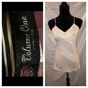 Blush pink tank/cami, Sz L